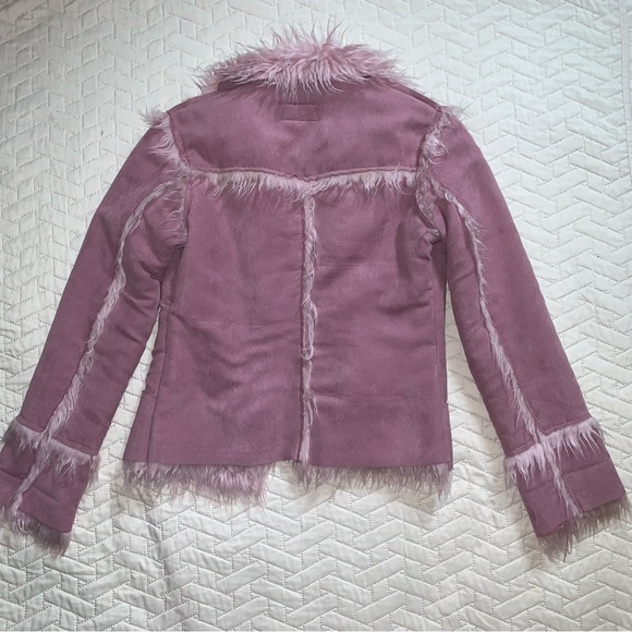 Y2K Pink shearling coat - Picture 2 of 2